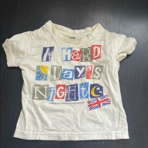 Beatles Baby Band Cream Graphic T-Shirt
